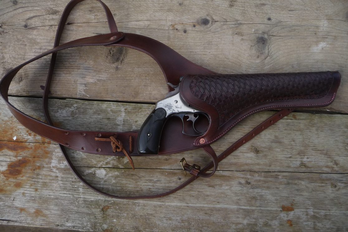 Texas Pattern Shoulder Holster RLG Leather