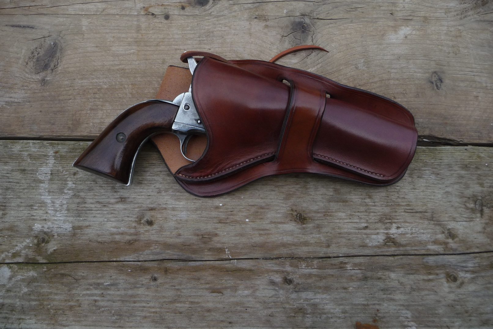 Texas Pattern Shoulder Holster RLG Leather